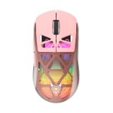 เมาส์เกมมิ่ง Onikuma Gaming Mouse Chouko Tri-Mode Wireless Pink