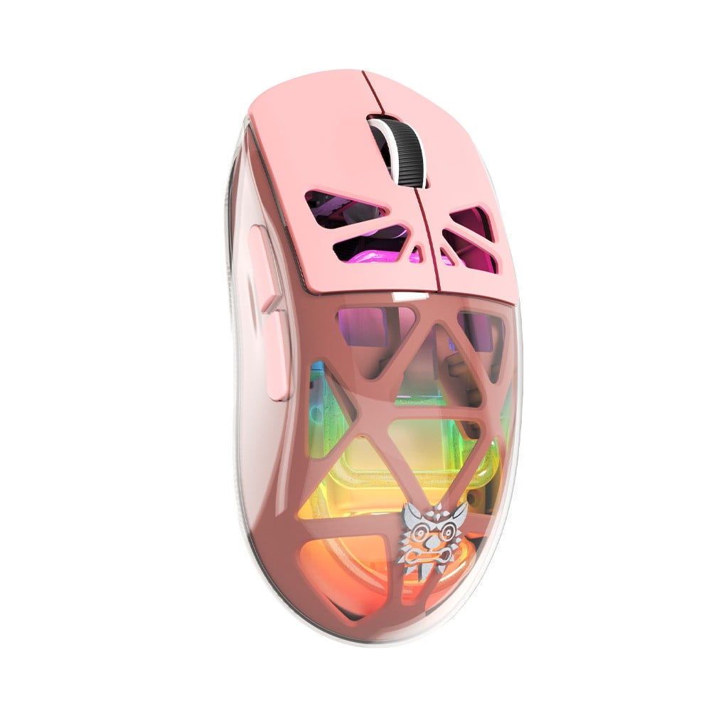 เมาส์เกมมิ่ง Onikuma Gaming Mouse Chouko Tri-Mode Wireless Pink
