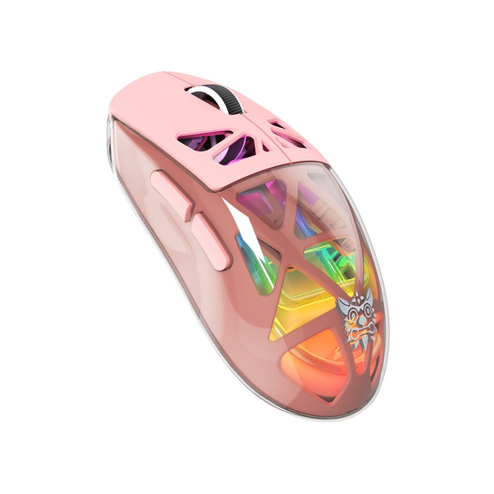 เมาส์เกมมิ่ง Onikuma Gaming Mouse Chouko Tri-Mode Wireless Pink