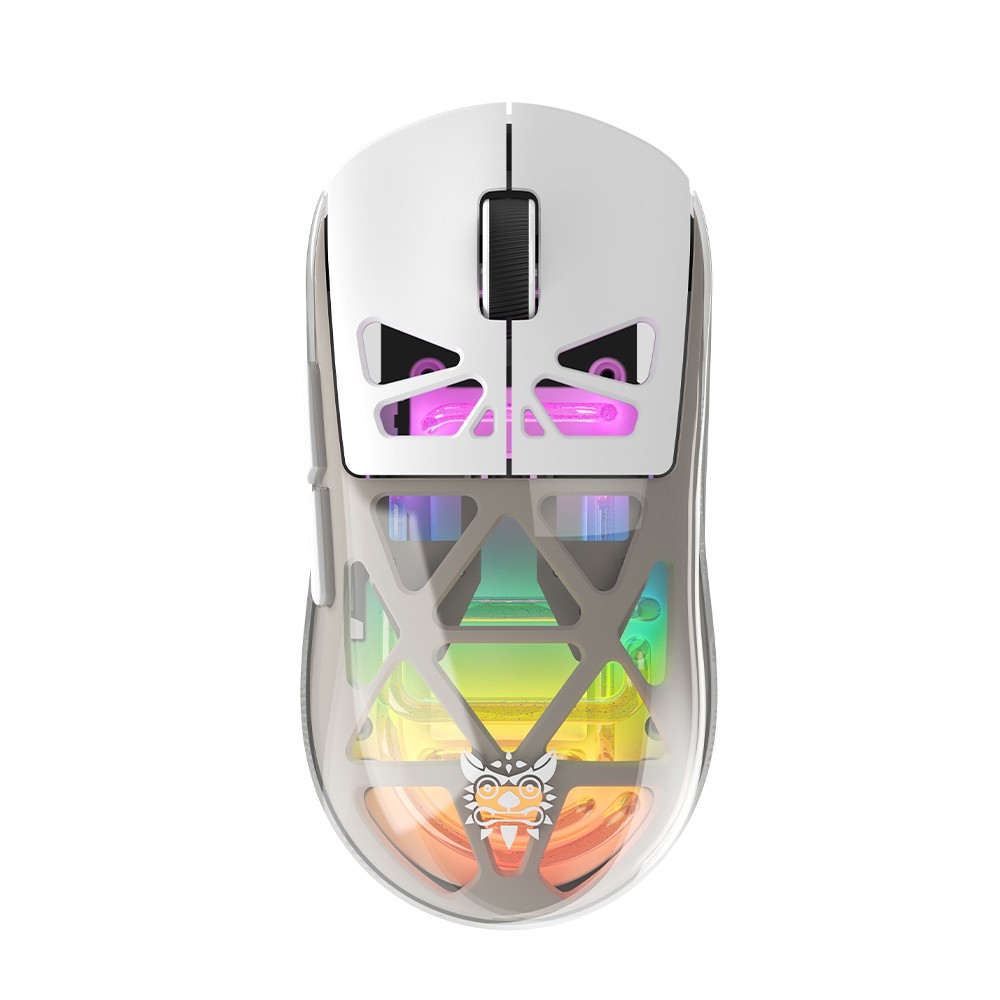 เมาส์เกมมิ่ง Onikuma Gaming Mouse Chouko Tri-Mode Wireless White
