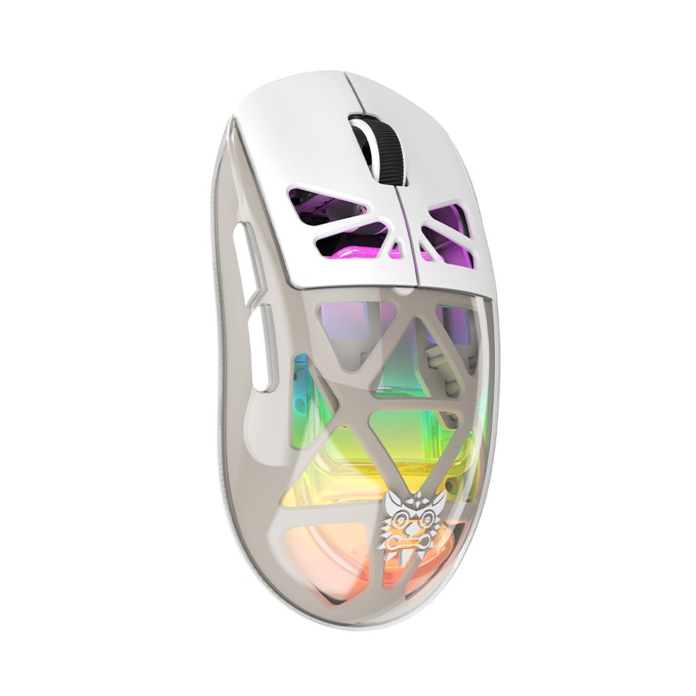 เมาส์เกมมิ่ง Onikuma Gaming Mouse Chouko Tri-Mode Wireless White