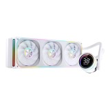 ชุดระบายความร้อนซีพียู Jonsbo TH-360 ARGB 360MM CPU Liquid Cooler (White)