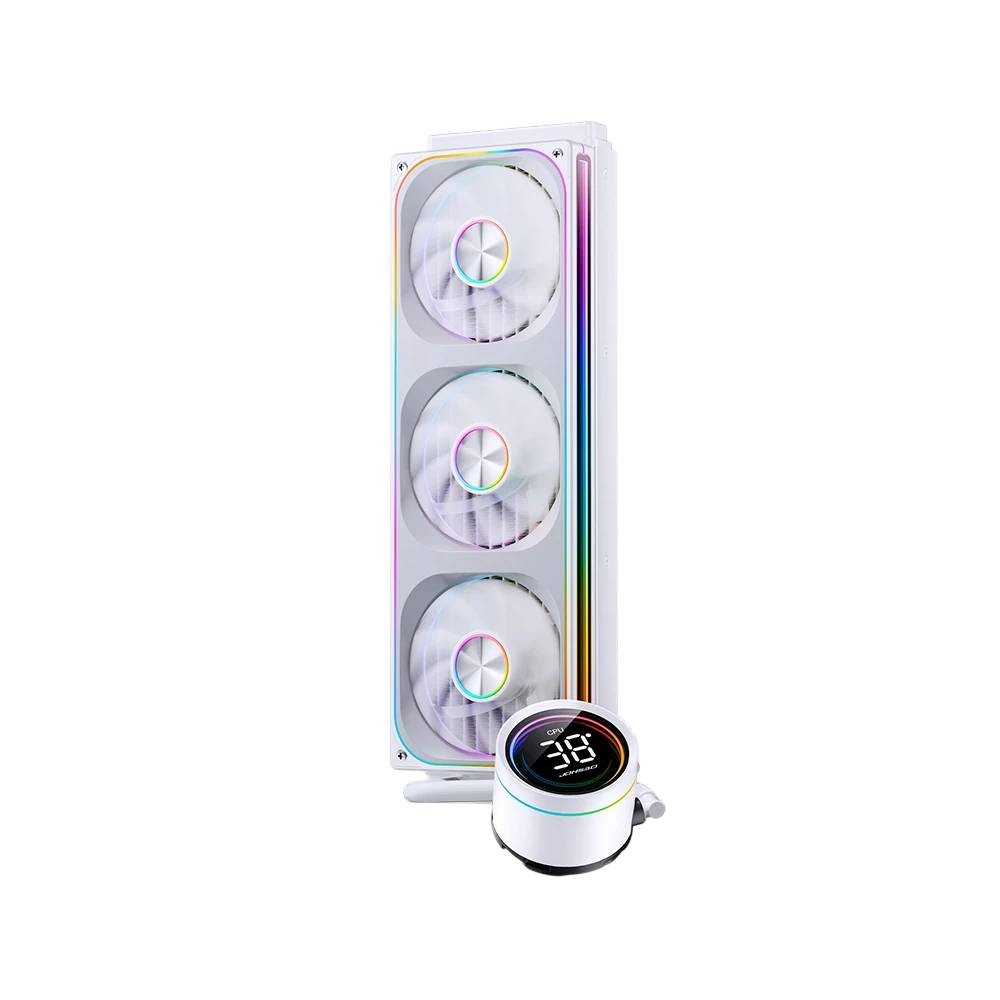 ชุดระบายความร้อนซีพียู Jonsbo TH-360 ARGB 360MM CPU Liquid Cooler (White)