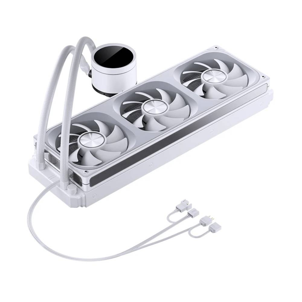 ชุดระบายความร้อนซีพียู Jonsbo TH-360 ARGB 360MM CPU Liquid Cooler (White)