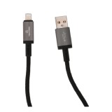 สายชาร์จ TECHPRO USB-A to Lightning Cable 2.4A Fast Charge 1M. Titanlink Black (TP-C07)