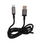 สายชาร์จ TECHPRO USB-A to USB-C Cable 3A Super Fast Charge 1M. Titanlink Black (TP-C07)