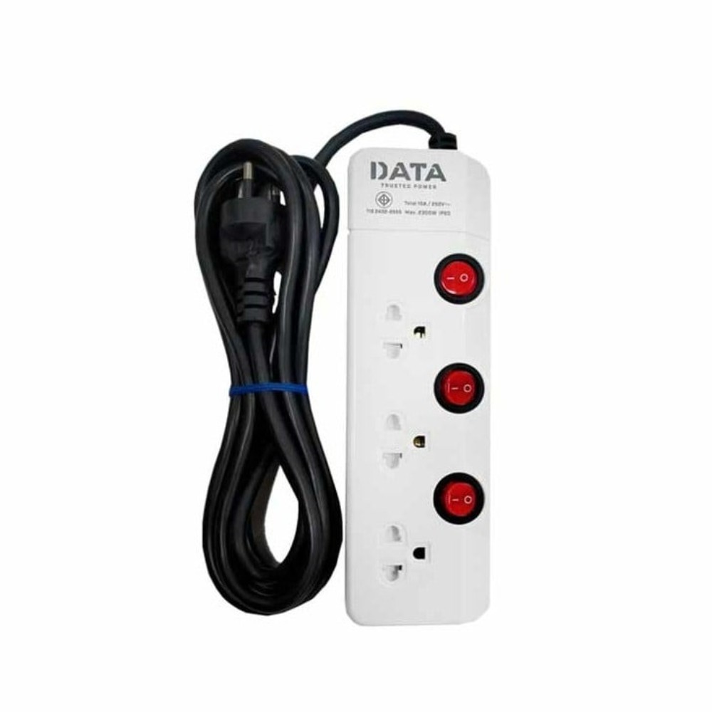 ปลั๊กไฟ DATA 3 Way 3 Switch 3M. HM3359M3W