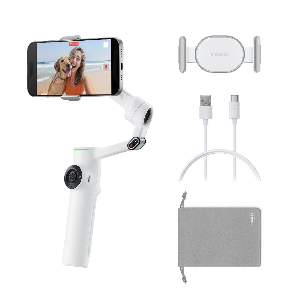 ไม้เซลฟี่ Insta360 Flow 2 Pro Summit White