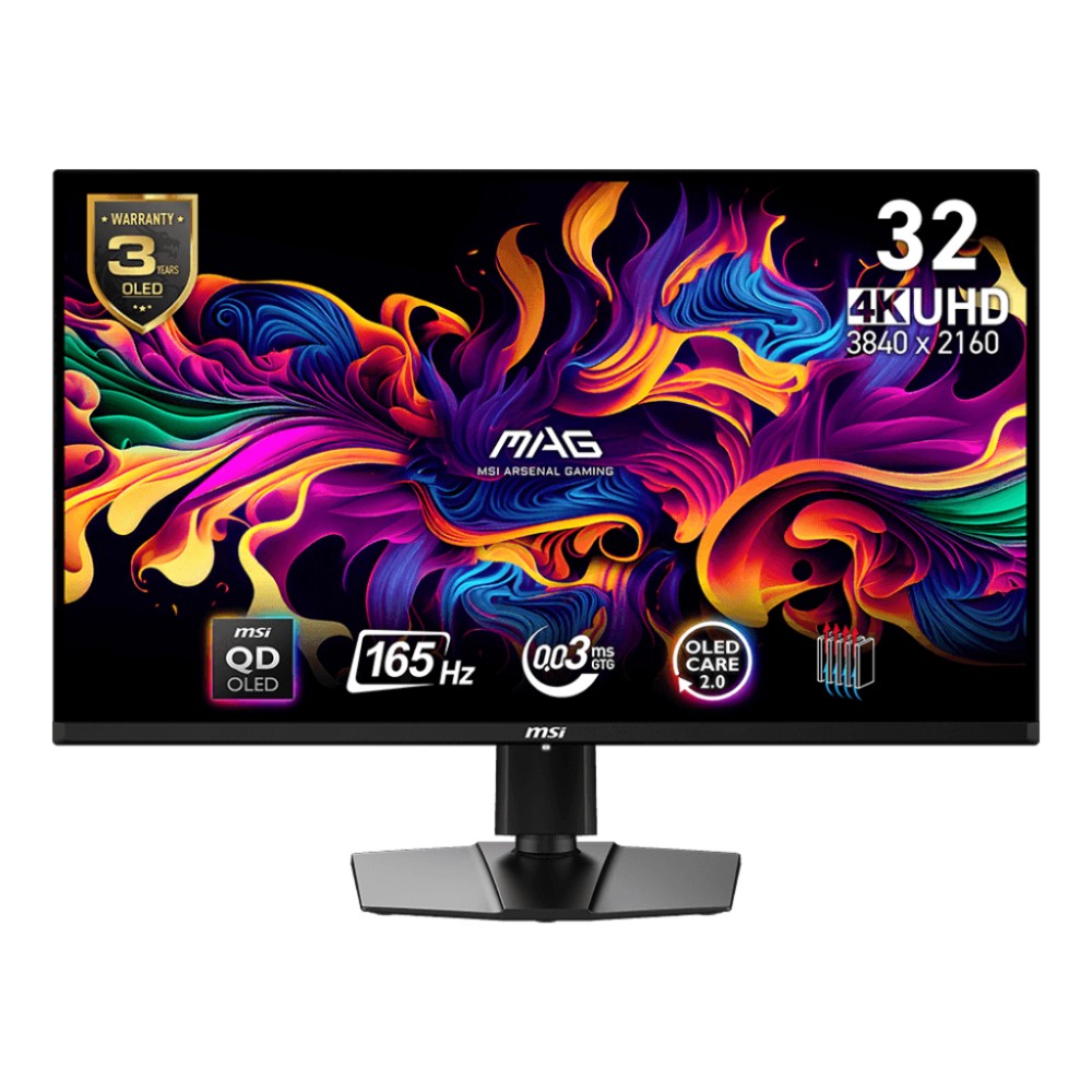 จอมอนิเตอร์ MSI MAG 321UP Gaming Monitor (QD-OLED 4K 165Hz)