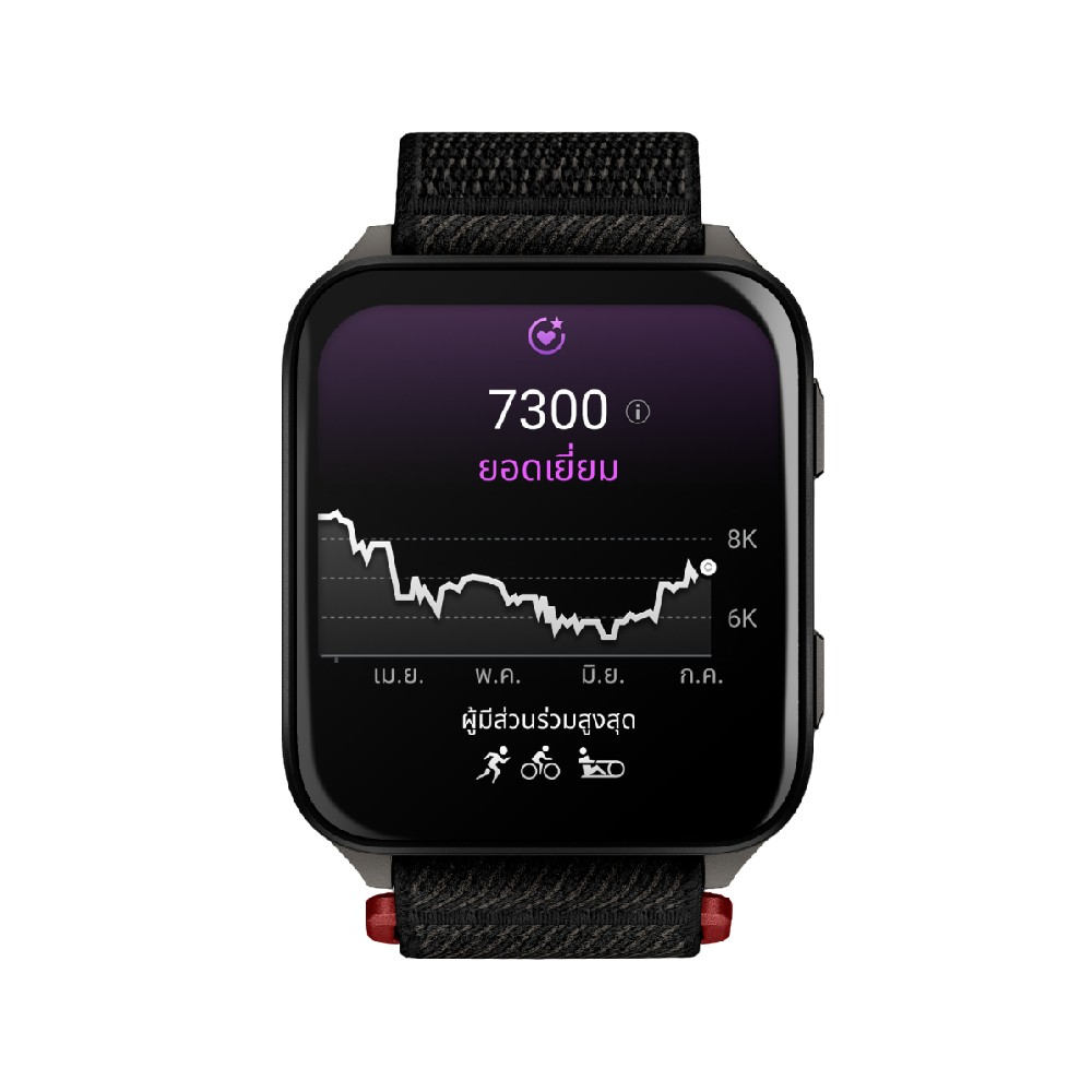 สมาร์ทวอทช์ Garmin Venu X1 Black with ComfortFit Nylon Band