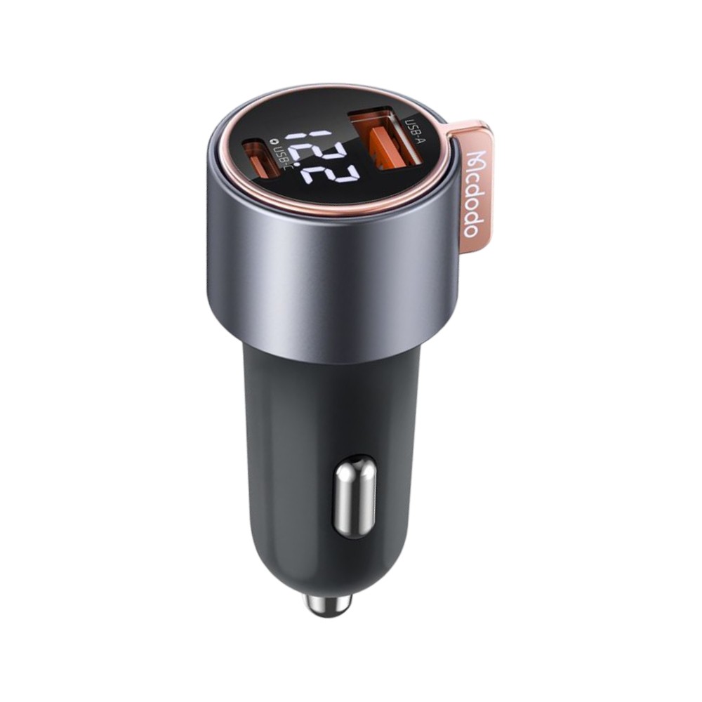 ที่ชาร์จแบตในรถ MCDODO Car Charger 1 USB-A / 1 USB-C (PD75W) Black (CC-3690)