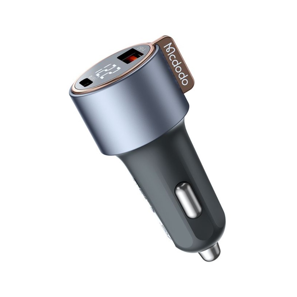 ที่ชาร์จแบตในรถ MCDODO Car Charger 1 USB-A / 1 USB-C (PD75W) Black (CC-3690)