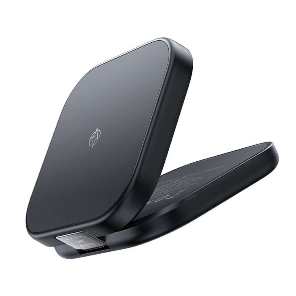 ที่ชาร์จไร้สาย Mcdodo 2in-1 Wireless Charger Foldable Magnetic Stand True 15W Black (CH-2160)