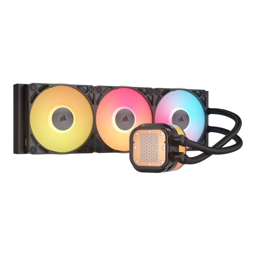 ชุดระบายความร้อนซีพียู Corsair iCUE LINK TITAN 360 RX LCD Liquid CPU Cooler Black (CW-9061023-WW)