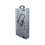 WHY USB-C to HDMI Female Video 4K Full UHD Gray (HB-1045)