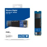 WD SSD 250GB M.2 PCle/NVMe R2400MB/s W950MB/s Blue 5Year (SN550 NVMe)