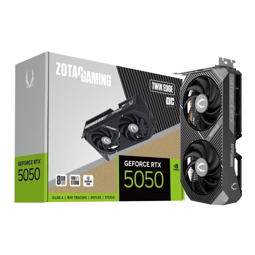 การ์ดจอ ZOTAC GAMING GeForce RTX 5050 Twin Edge OC 8GB GDDR6 128-bit