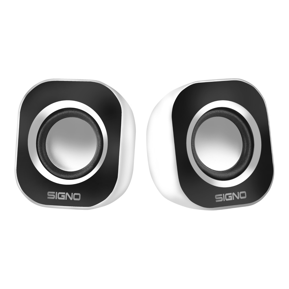 ลำโพง Signo Gaming Speaker ZAGGO SP-617W Desktop White