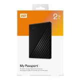 ฮาร์ดดิสก์ WD HDD Ext 2TB My Passport 2019 USB 3.0 Black