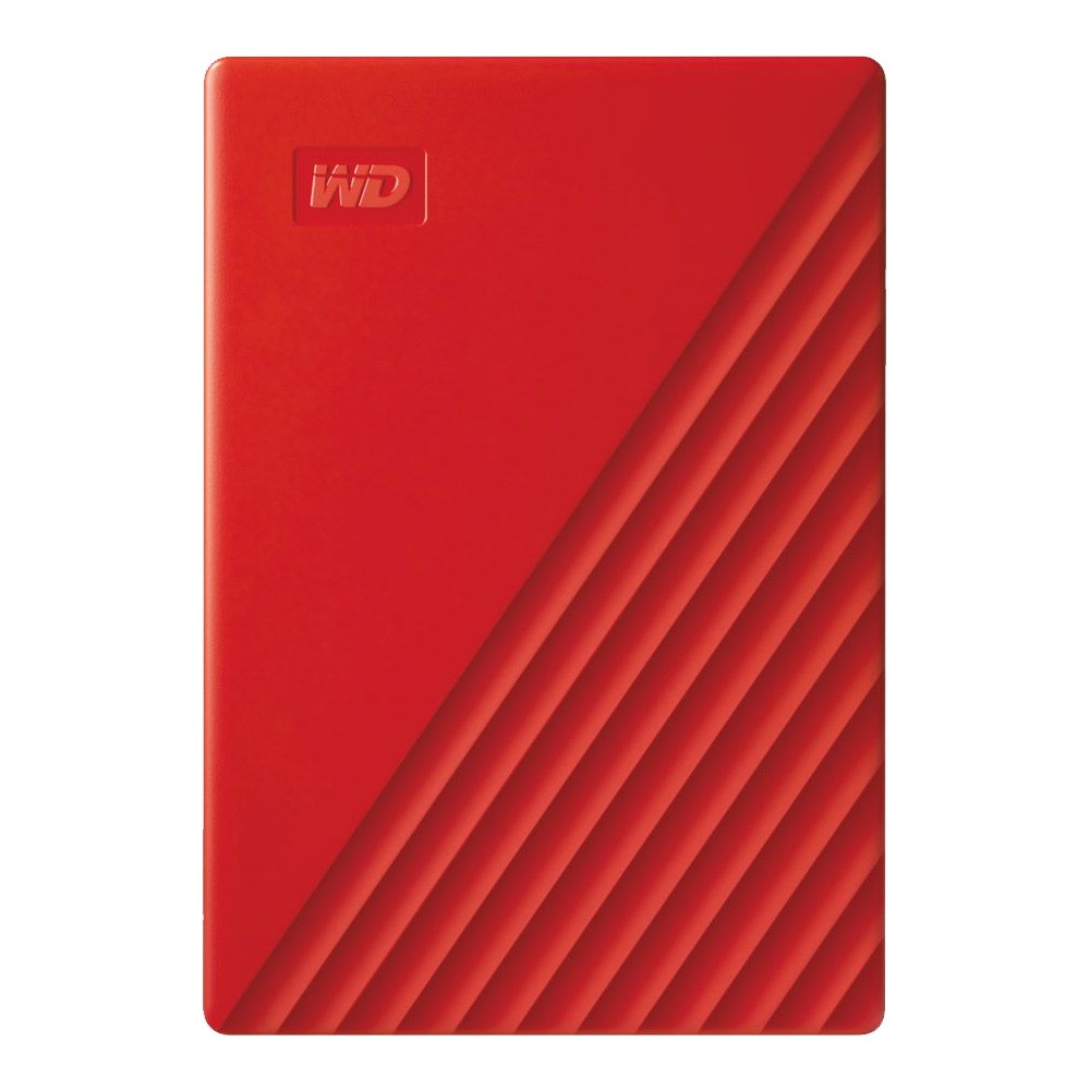 ฮาร์ดดิสก์ WD HDD Ext 1TB My Passport 2019 USB 3.0 Red