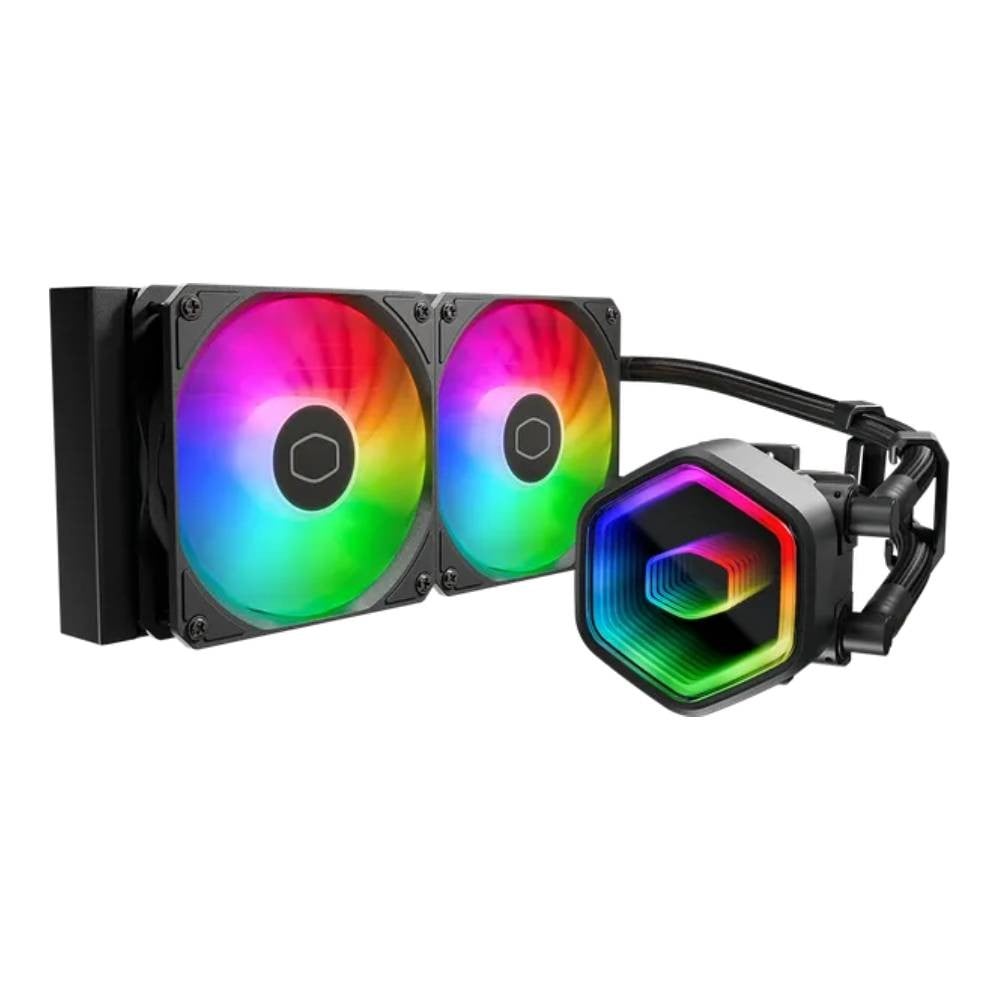 ชุดระบายความร้อนซีพียู Cooler Master MasterLiquid 240 Core II ARGB Black (MLW-D24M-A18PA-R1)