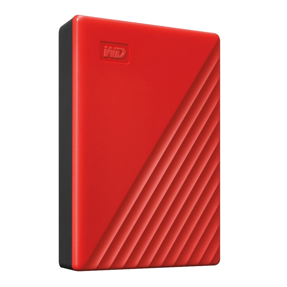 ฮาร์ดดิสก์ WD HDD Ext 1TB My Passport 2019 USB 3.0 Red