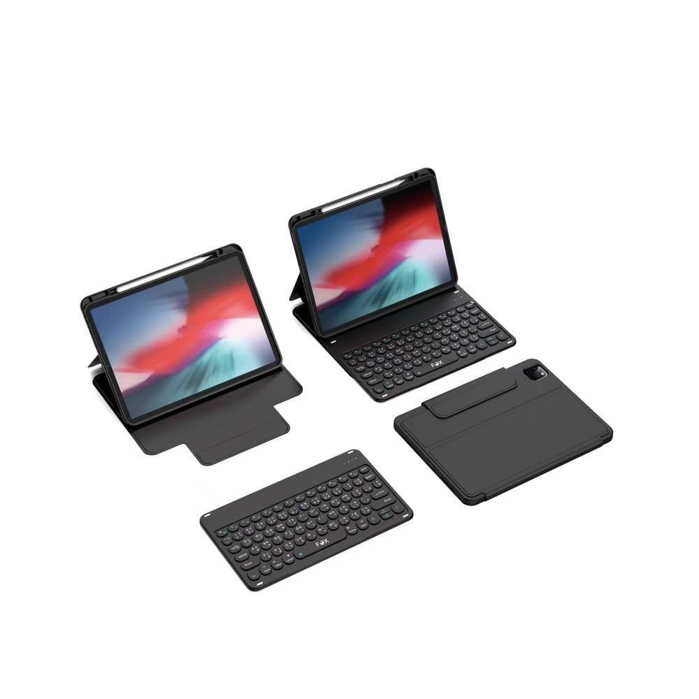 เคสคีย์บอร์ด Fox iPad Gen10 with Keyboard Black
