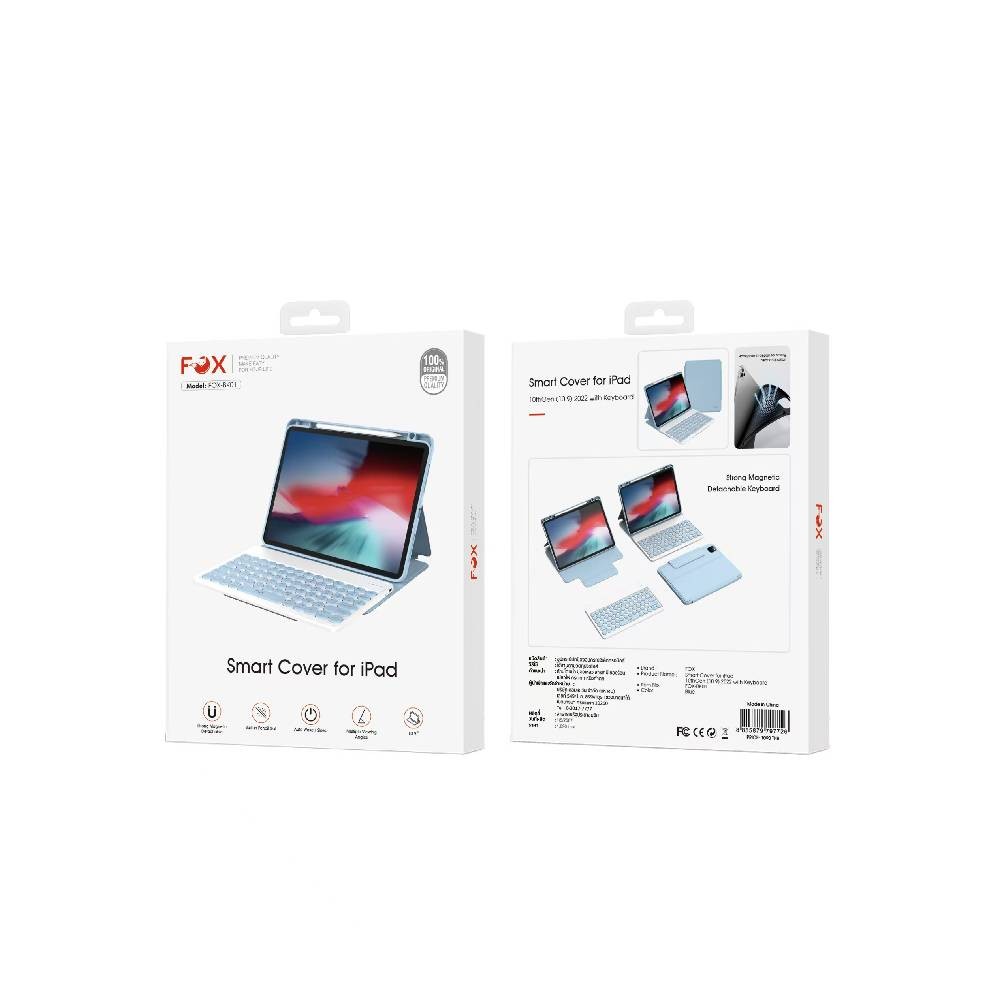 เคส Fox iPad Gen10 with Keyboard Blue
