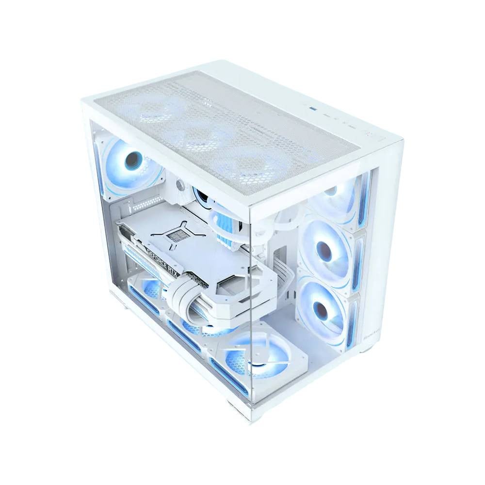 เคสคอมพิวเตอร์ Huntkey S980 Tornado White