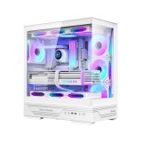 เคสคอมพิวเตอร์ Huntkey GX760A Fortune White