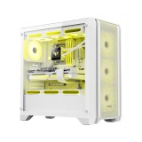 เคสคอมพิวเตอร์ Huntkey GX750A Predator White