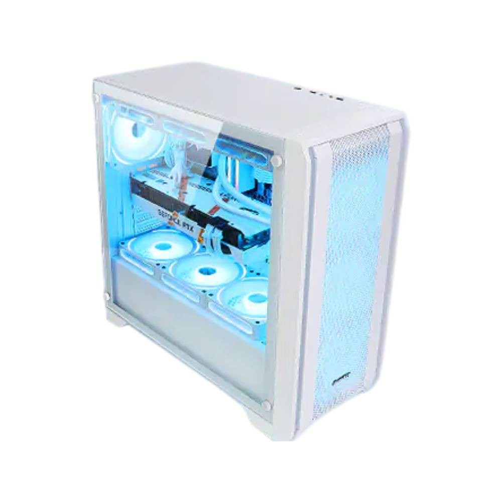 เคสคอมพิวเตอร์ Huntkey GX750A Predator White
