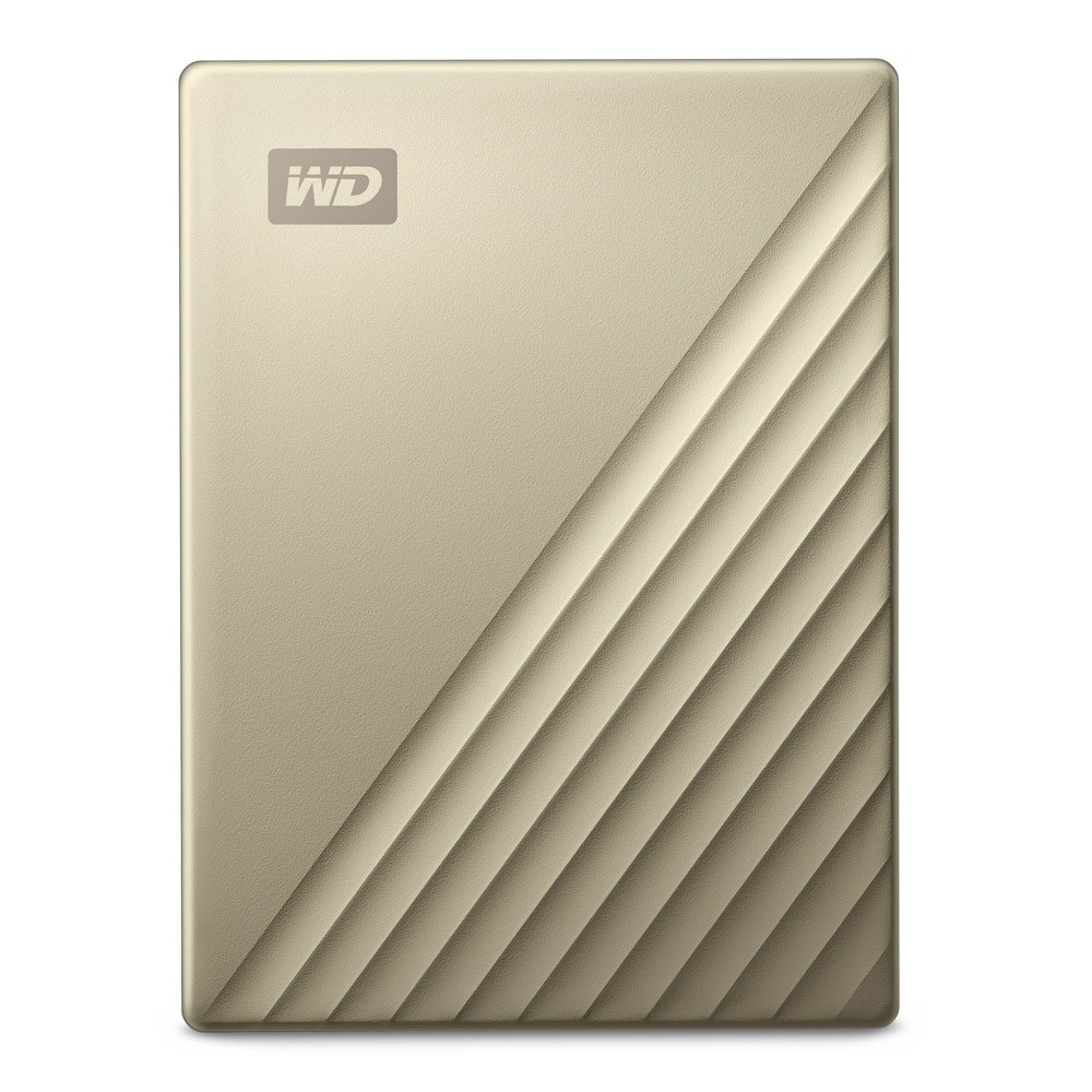 ฮาร์ดดิสพกพา 4TB WD My Passport Ultra Type-C USB 3.0 Gold