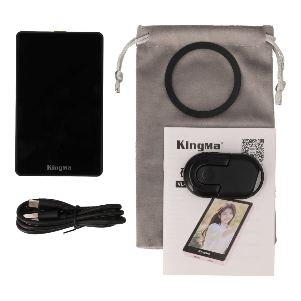 จอเซลฟี่มือถือ TECHPRO KingMa Selfie screen VL-PH02 Max Black