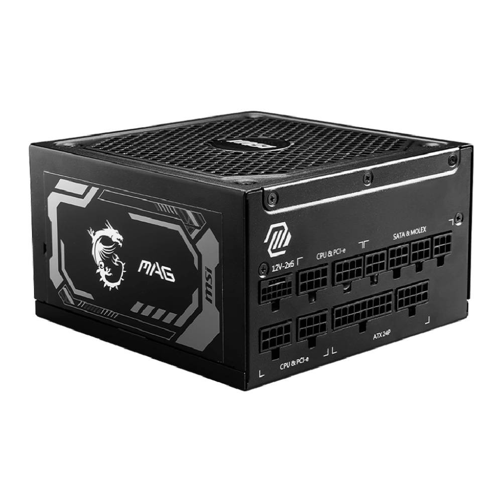 พาวเวอร์ซัพพลาย MSI MAG A1000GL 1000Watt 80PLUS GOLD - Black