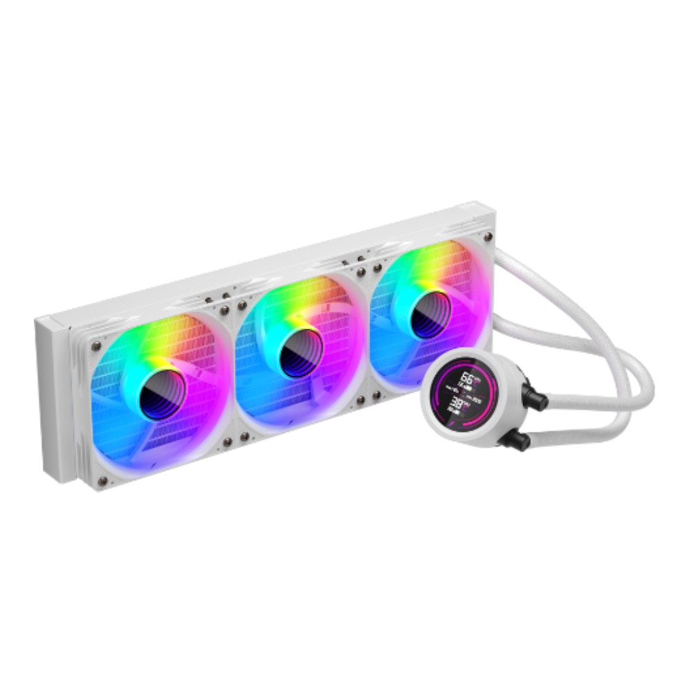 ชุดระบายความร้อนซีพียู 1STPLAYER TS4 360 ARGB White (FP-LCC-TS4-360-WH)