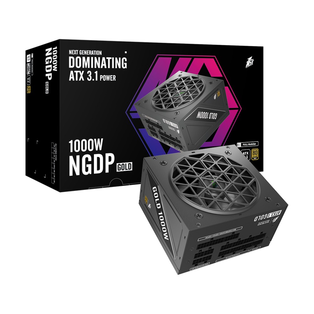 พาวเวอร์ซัพพลาย 1STPLAYER NGDP ATX 3.1 GOLD 1000W (FP-PSU-NGDP-GOLD-1000-BK-US)