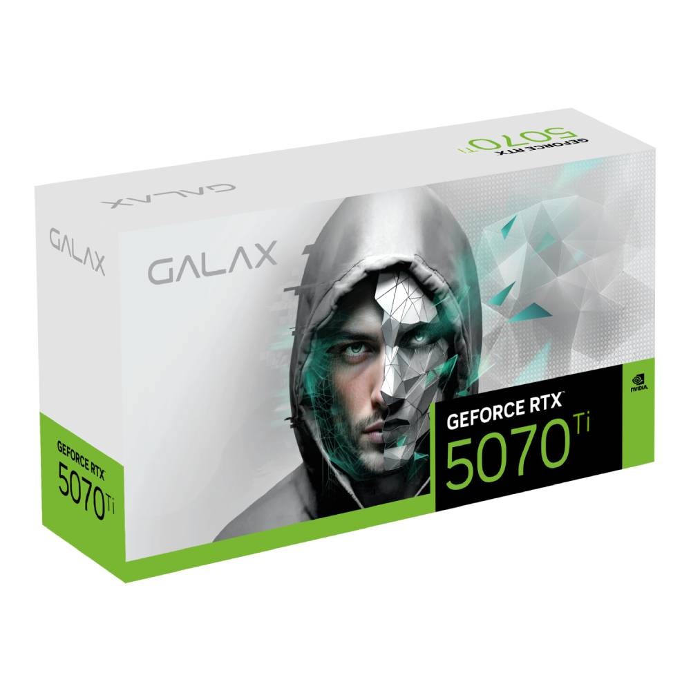 การ์ดจอ GALAX GeForce RTX 5070 Ti 1-Click OC White PCI-E 16GB GDDR7 256-bit