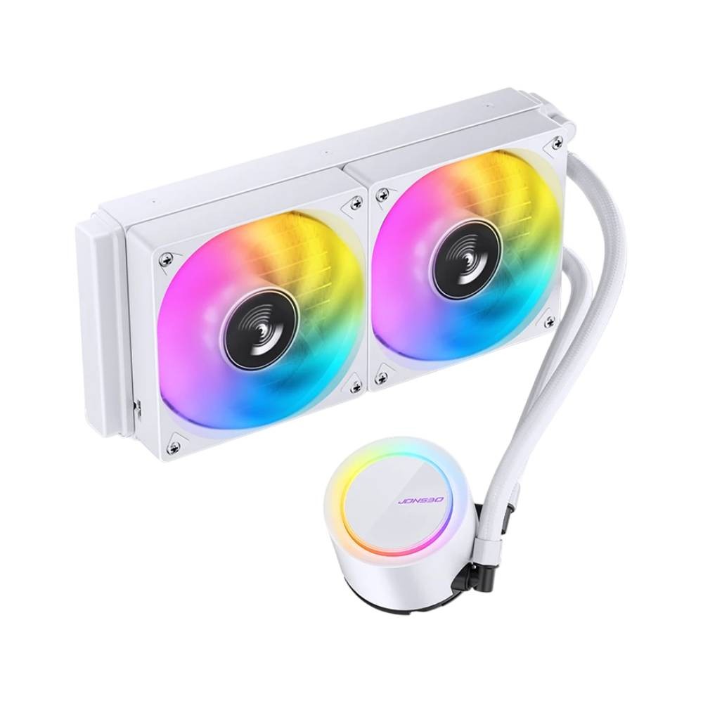 ชุดระบายความร้อนซีพียู Jonsbo TG240 ARGB White