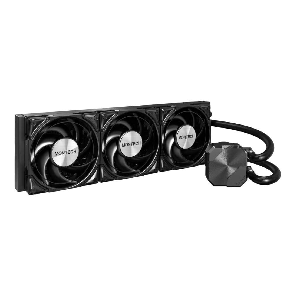 ชุดระบายความร้อนซีพียู Montech HyperFlow Silent 360 CPU Liquid Cooler Black