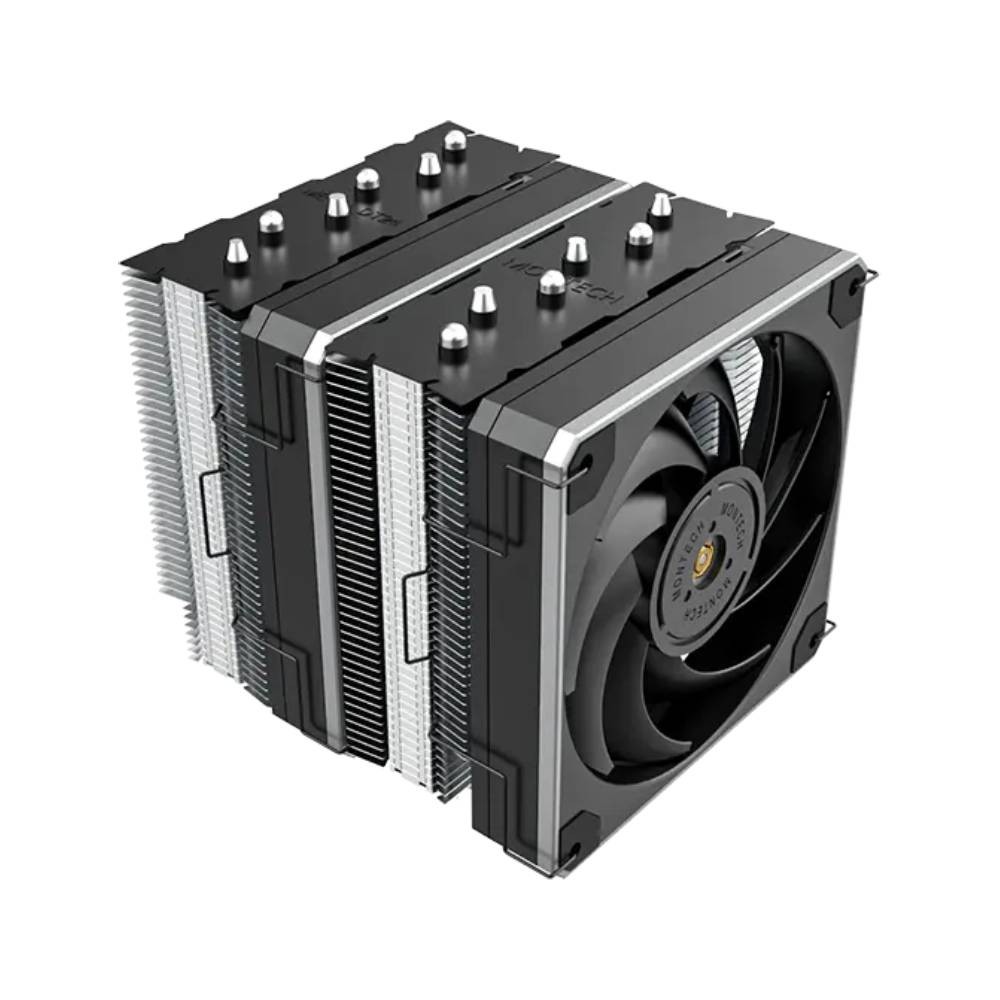 พัดลมซีพียู Montech METAL DT24 BASE CPU Air Cooling Black