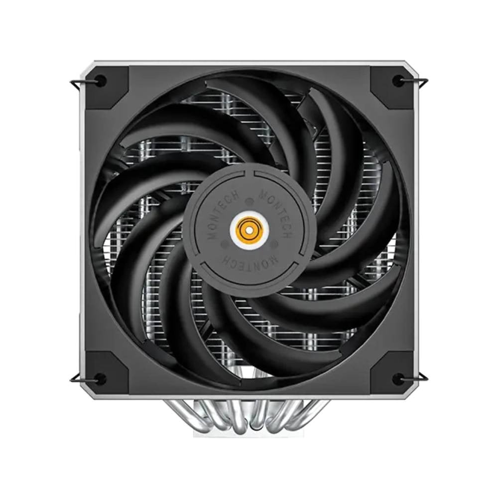 พัดลมซีพียู Montech METAL DT24 BASE CPU Air Cooling Black