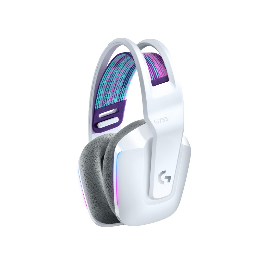 หูฟังเกมมิ่ง Logitech Gaming Headset G733 Lightspeed White