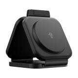 ที่ชาร์จไร้สาย AMAZINGthing 3-in-1 Qi2 Wireless Charger Foldable Magnetic Pad 15W Thunder Trifold Black