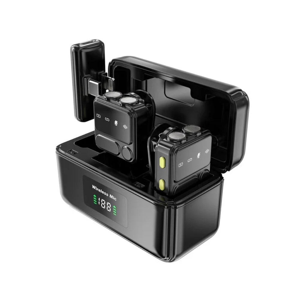 ไมค์โครโฟน WiWU Duo ANC Wi-WM005 Black