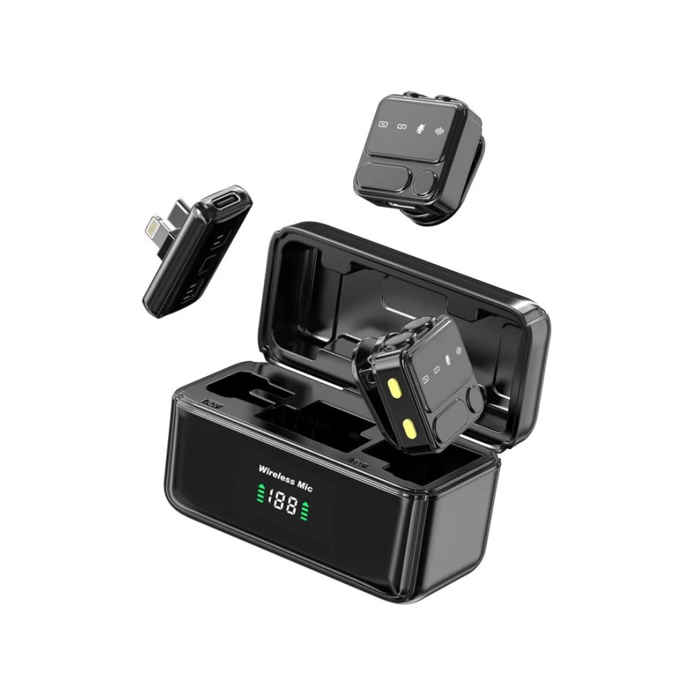 ไมค์โครโฟน WiWU Duo ANC Wi-WM005 Black