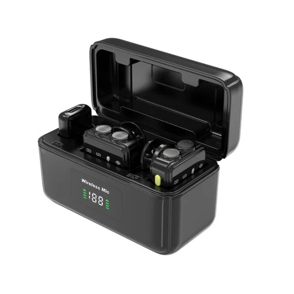 ไมค์โครโฟน WiWU Duo ANC Wi-WM005 Black