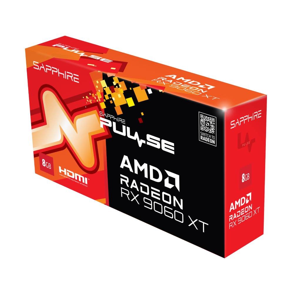 การ์ดจอ SAPPHIRE PULSE RX 9060 XT GAMING OC 8GB GDDR6 128-bit