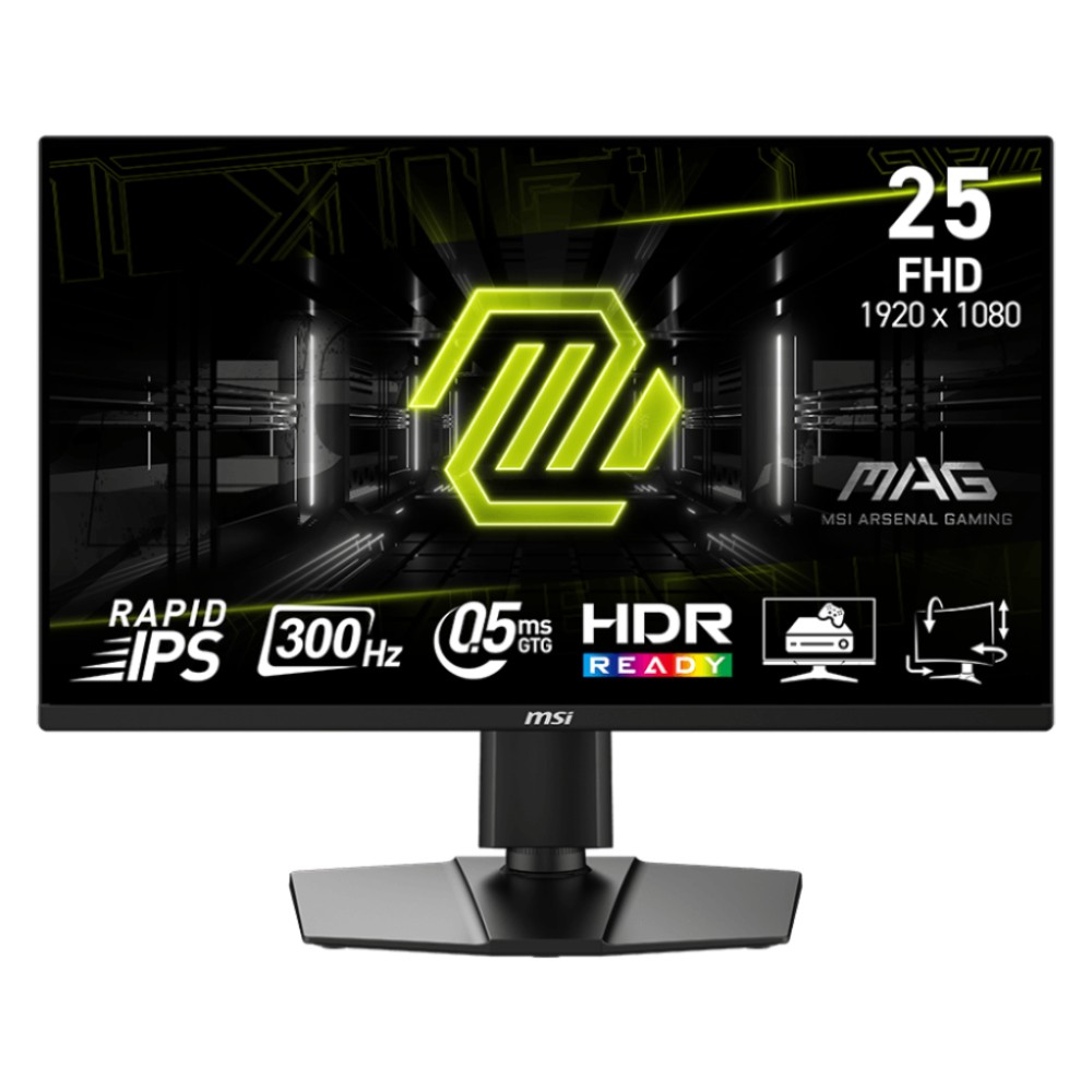 จอมอนิเตอร์ MSI MAG 255PXF Gaming Monitor (Rapid IPS 300Hz AMD FreeSync Premium)