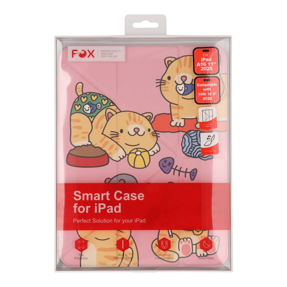 เคส FOX iPad Gen 11 (2025)/Gen 10 Y Model Baby Cat Pink